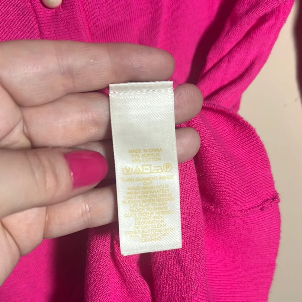 Kate Spade Tula Pearled Pink Cardigan | XS‎